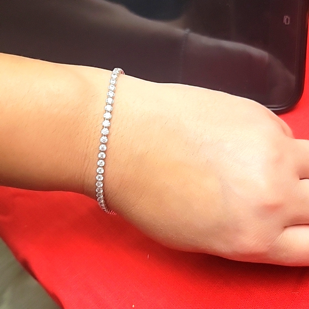 MILOR ITALY 925 CZ BRACELET - Picture 8 of 8